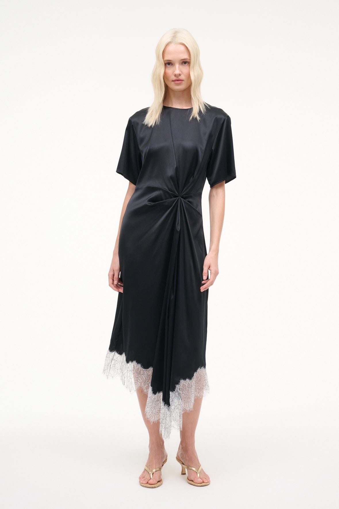 Sonoma Silk Dress Black | STAUD Popular