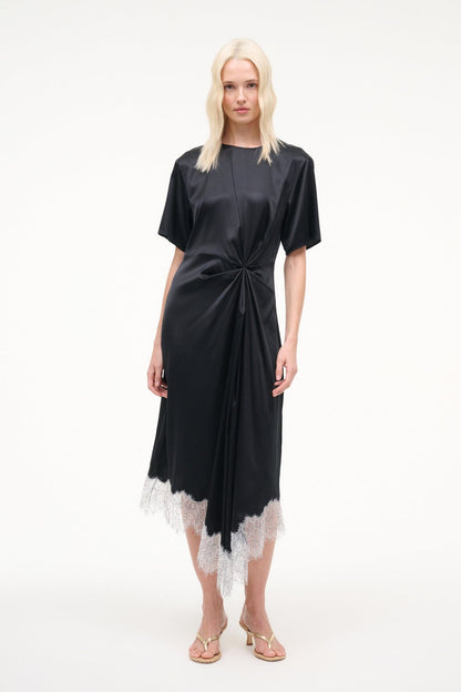 Sonoma Silk Dress Black | STAUD Popular