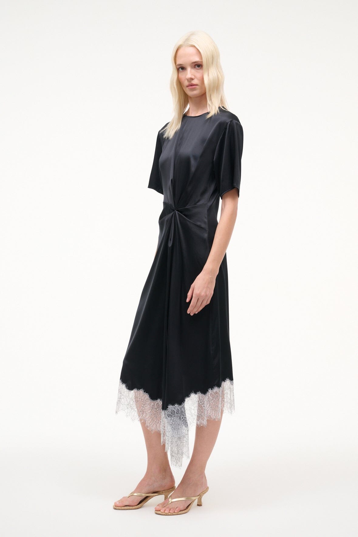 Sonoma Silk Dress Black | STAUD Popular