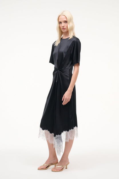 Sonoma Silk Dress Black | STAUD Popular
