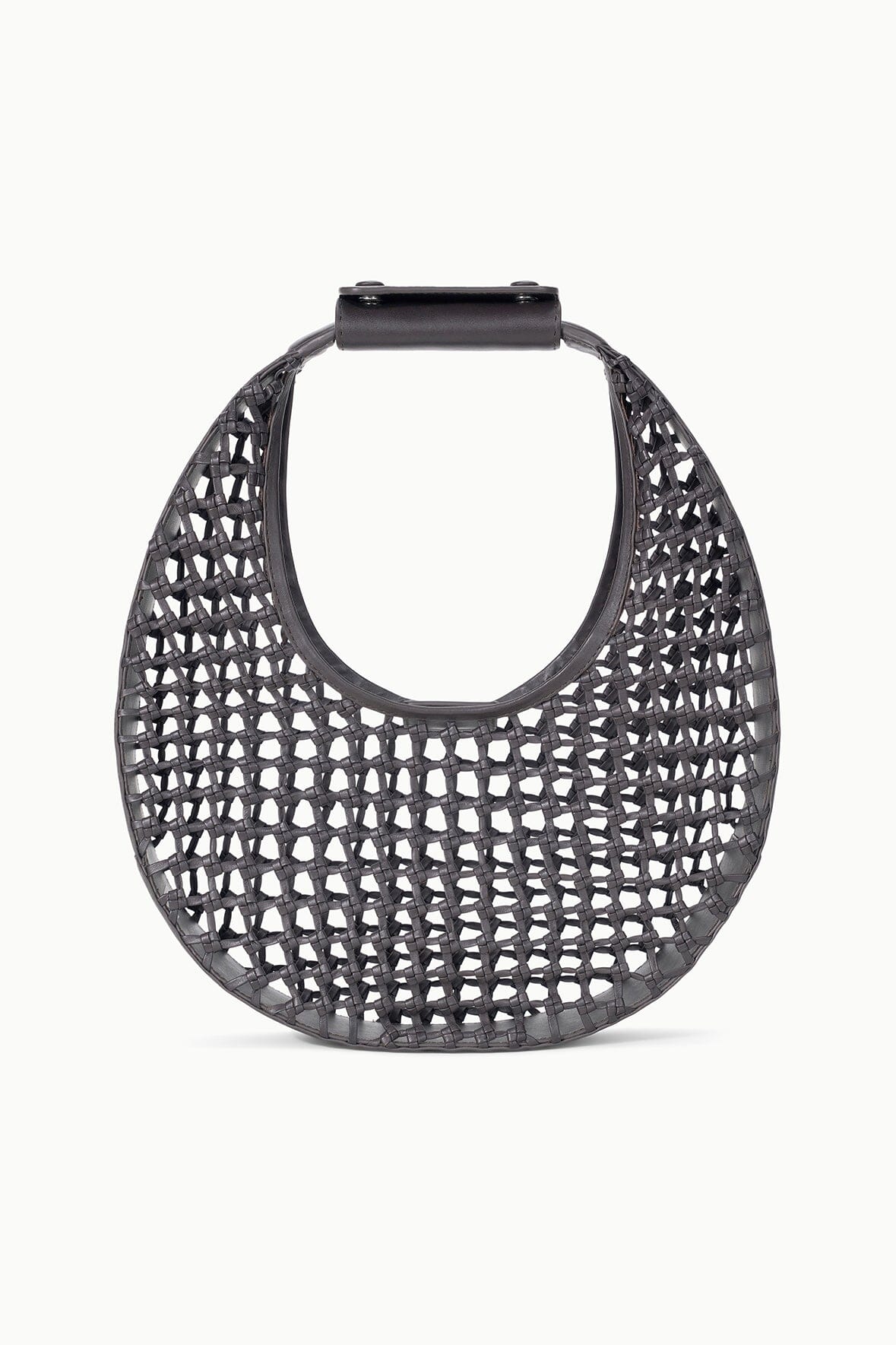 Moon Hand-Knotted Tote Bag Espresso | STAUD Trending