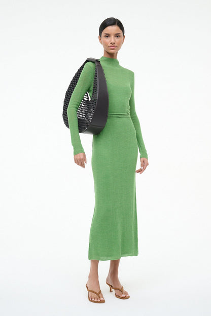 Large Moon Hand-Knotted Bag Espresso | STAUD Essential