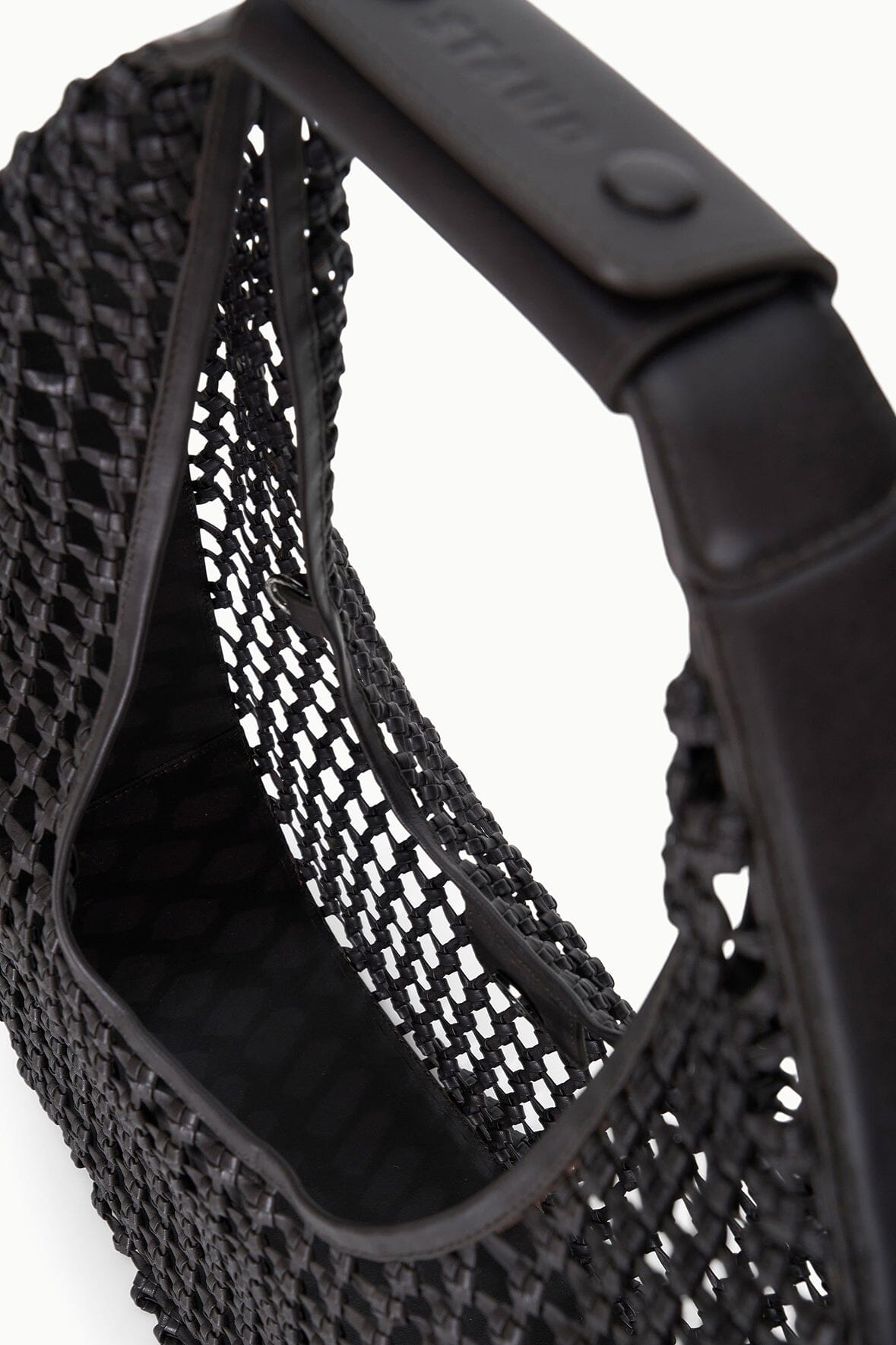 Large Moon Hand-Knotted Bag Espresso | STAUD Essential
