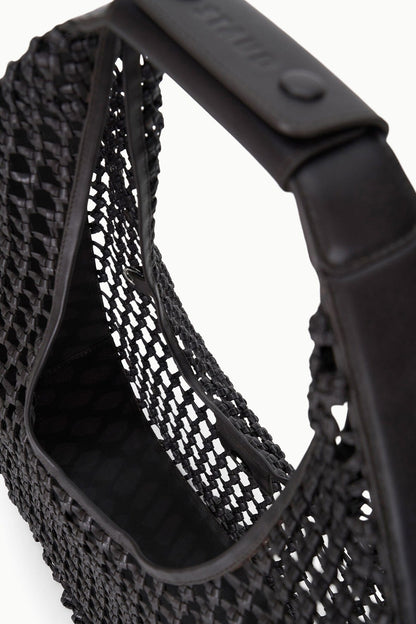 Large Moon Hand-Knotted Bag Espresso | STAUD Essential