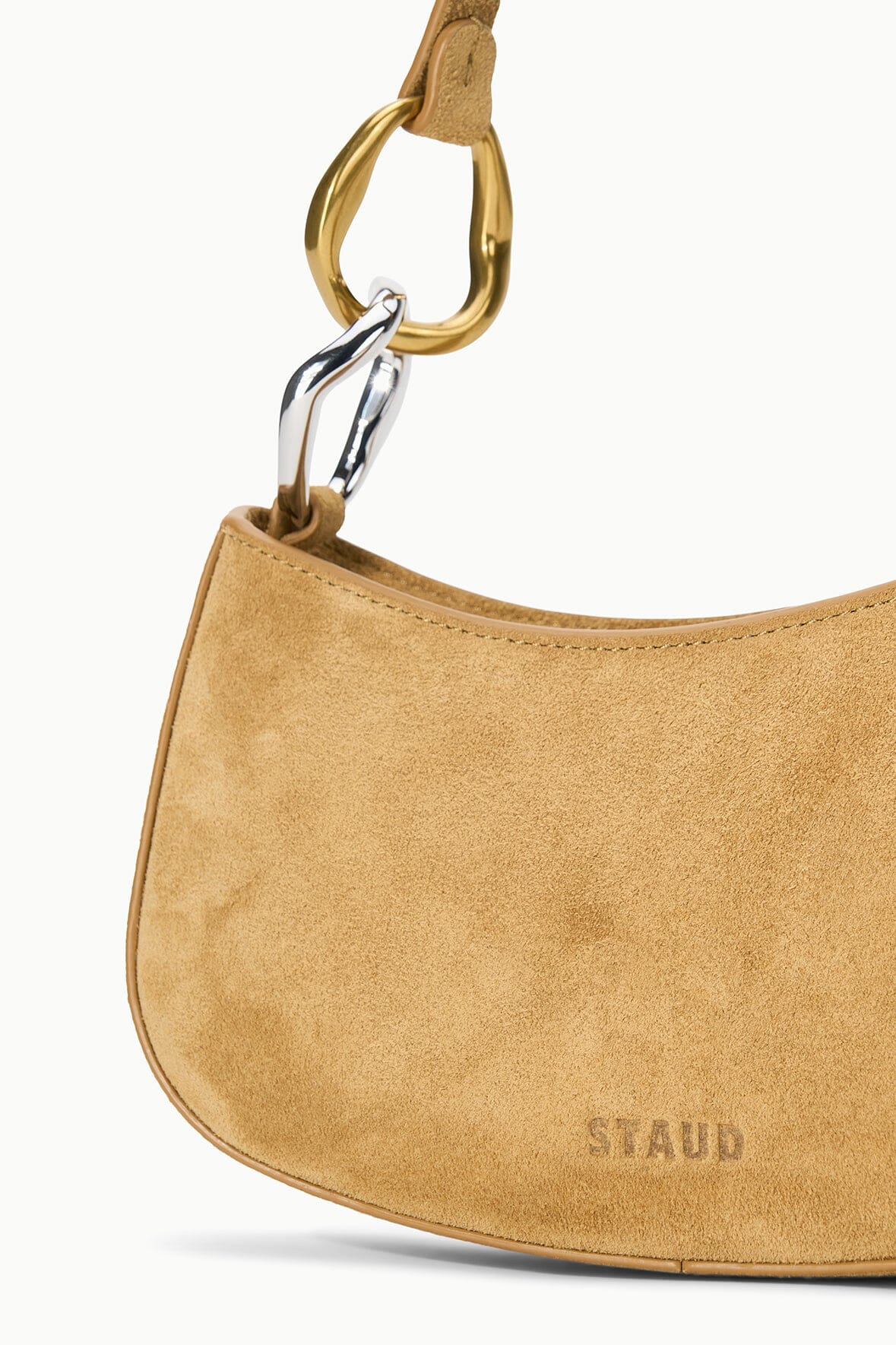 Ollie Bag Hazel Suede Mini Shoulder Bag - Staud | STAUD Top Pick