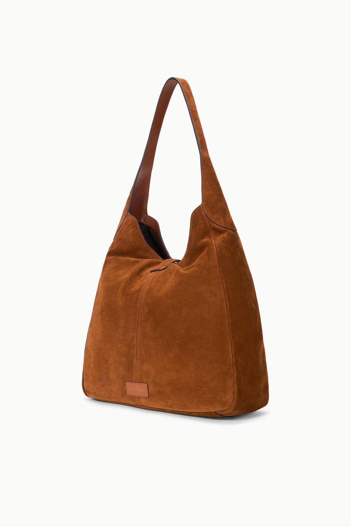 Maya Hobo Bag Tabac Suede | STAUD Signature