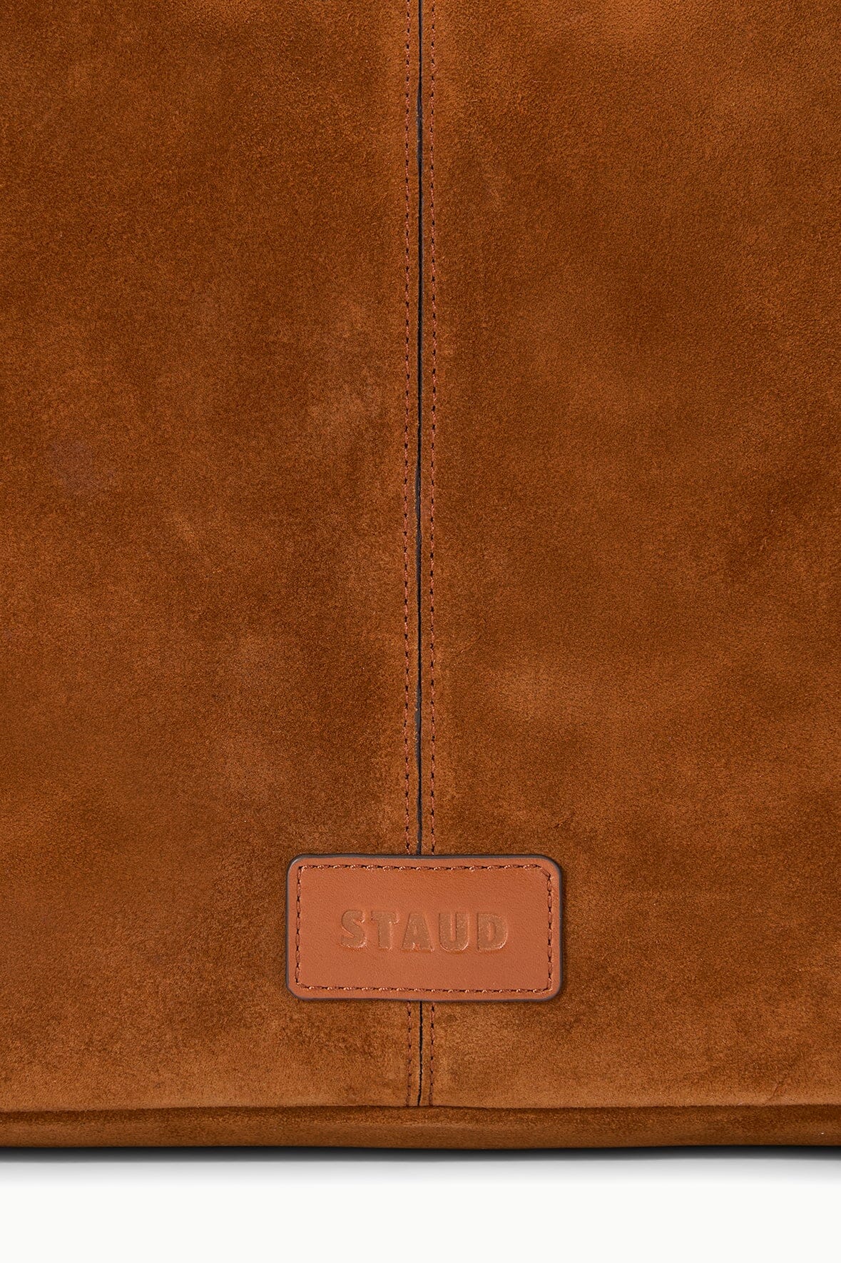 Maya Hobo Bag Tabac Suede | STAUD Signature