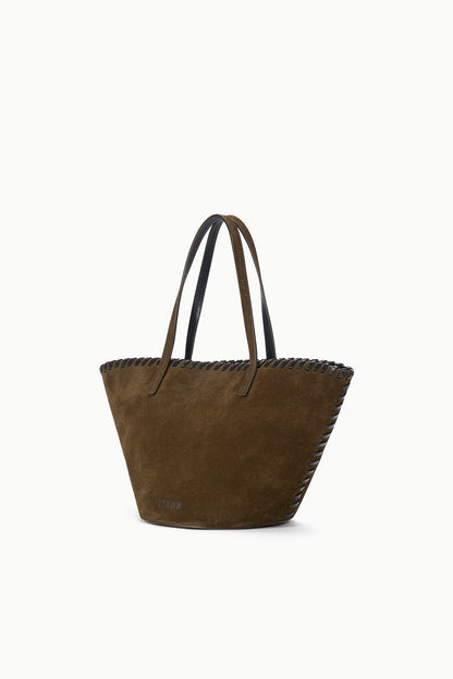 Caro Bucket Bag Truffle | STAUD Latest