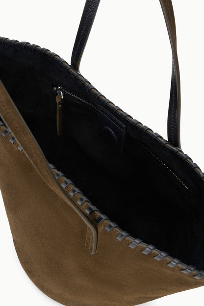 Caro Bucket Bag Truffle | STAUD Latest
