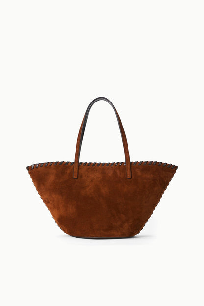 Caro Bucket Bag Tabac Suede Espresso | STAUD Special Offer