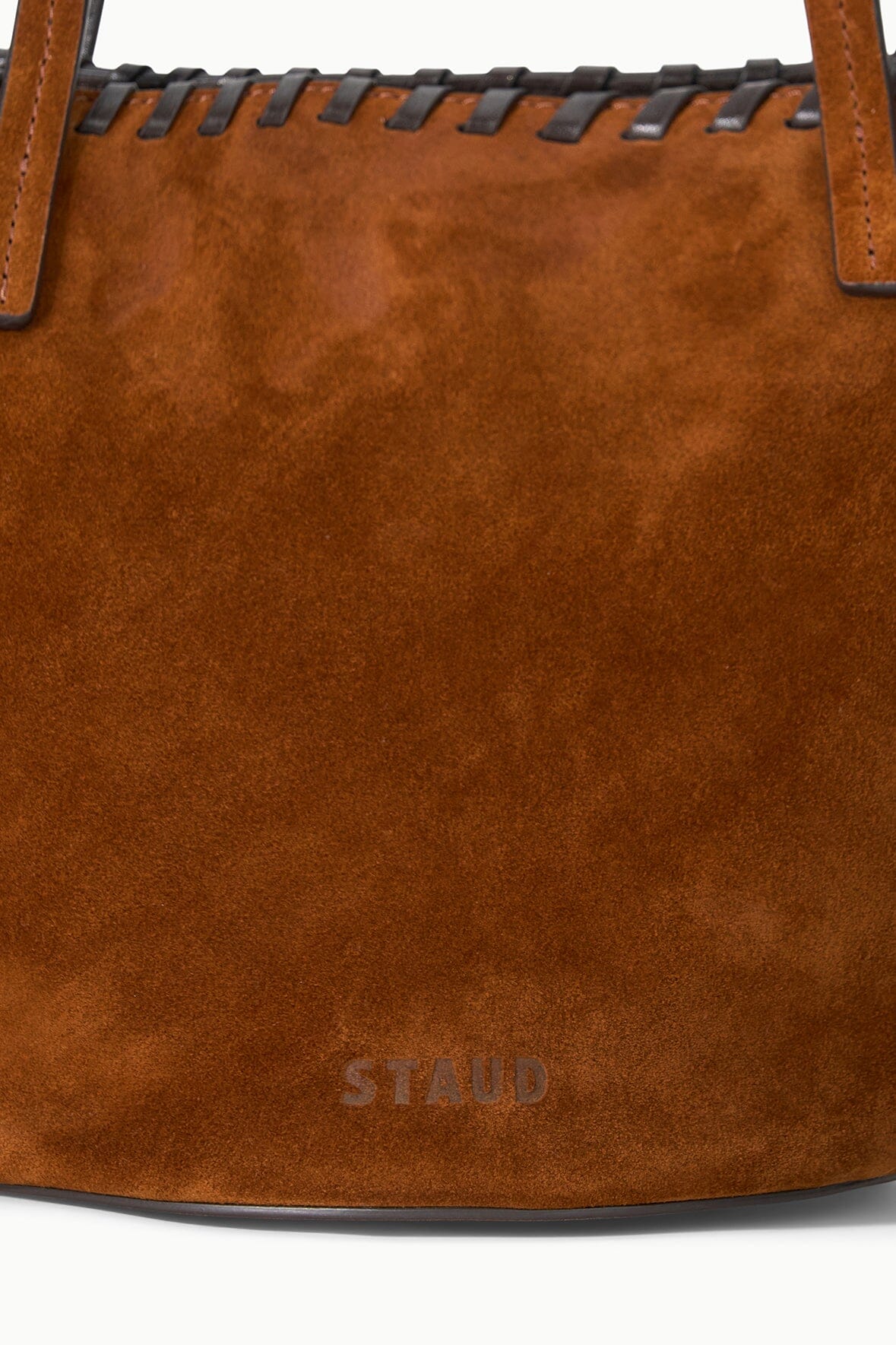Caro Bucket Bag Tabac Suede Espresso | STAUD Special Offer
