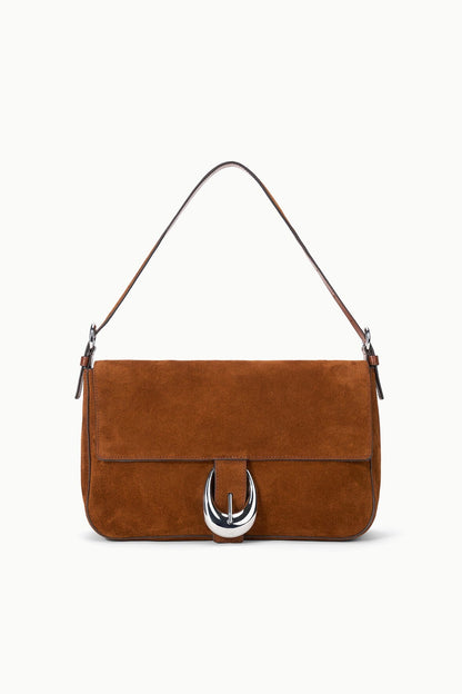 Harlow Medium Bag Tabac Suede | STAUD Great Value