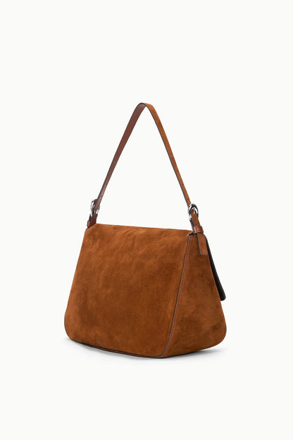 Harlow Medium Bag Tabac Suede | STAUD Great Value