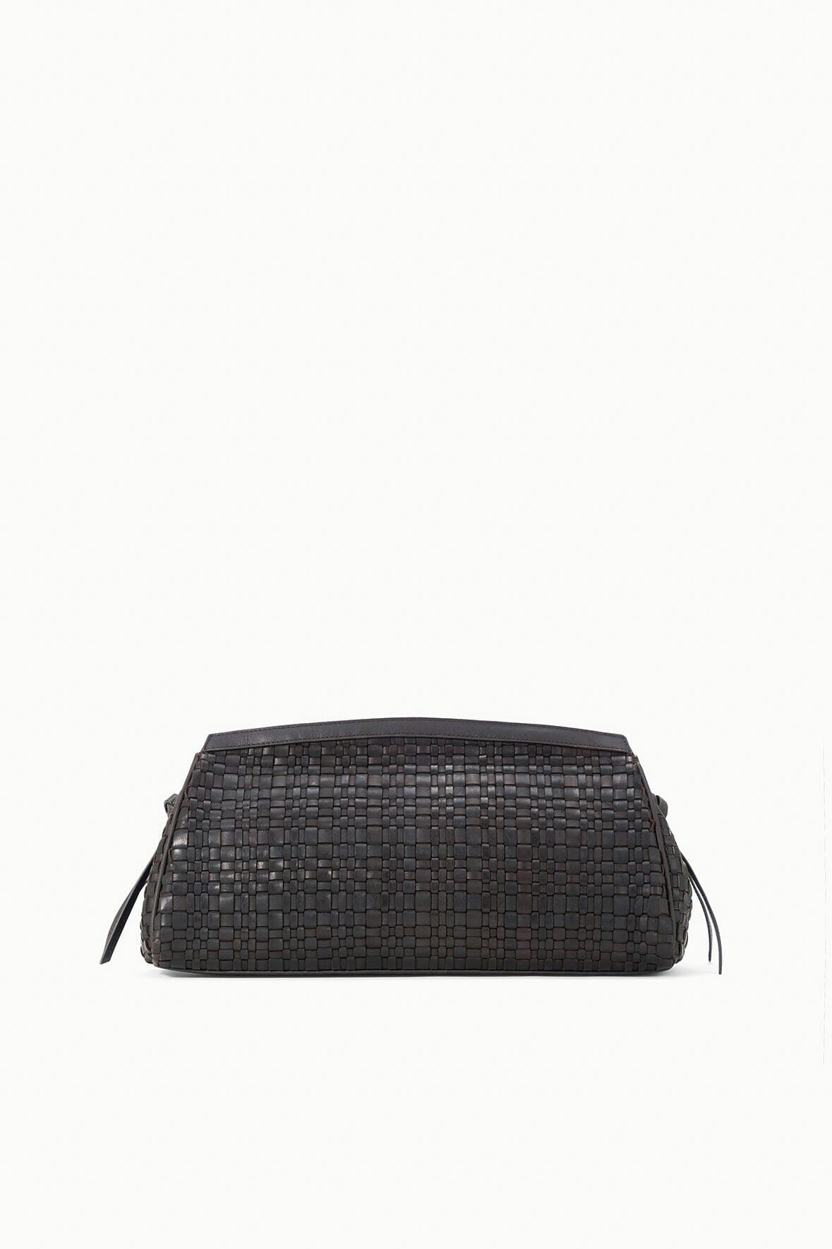 Maude Soft Clutch Espresso Woven | STAUD Quality