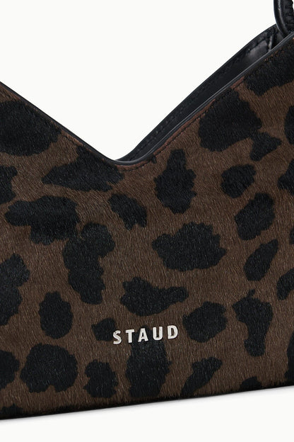 Valerie Shoulder Bag Leopard | STAUD Trending