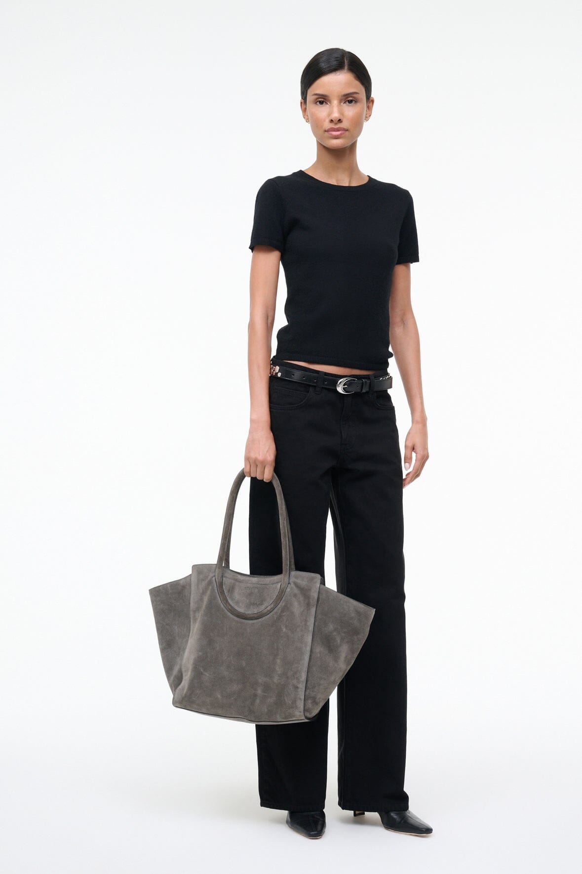 Maude Tote Bag Storm | STAUD Value