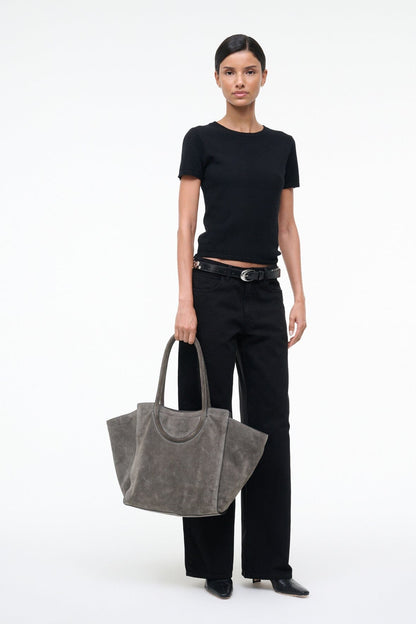 Maude Tote Bag Storm | STAUD Value