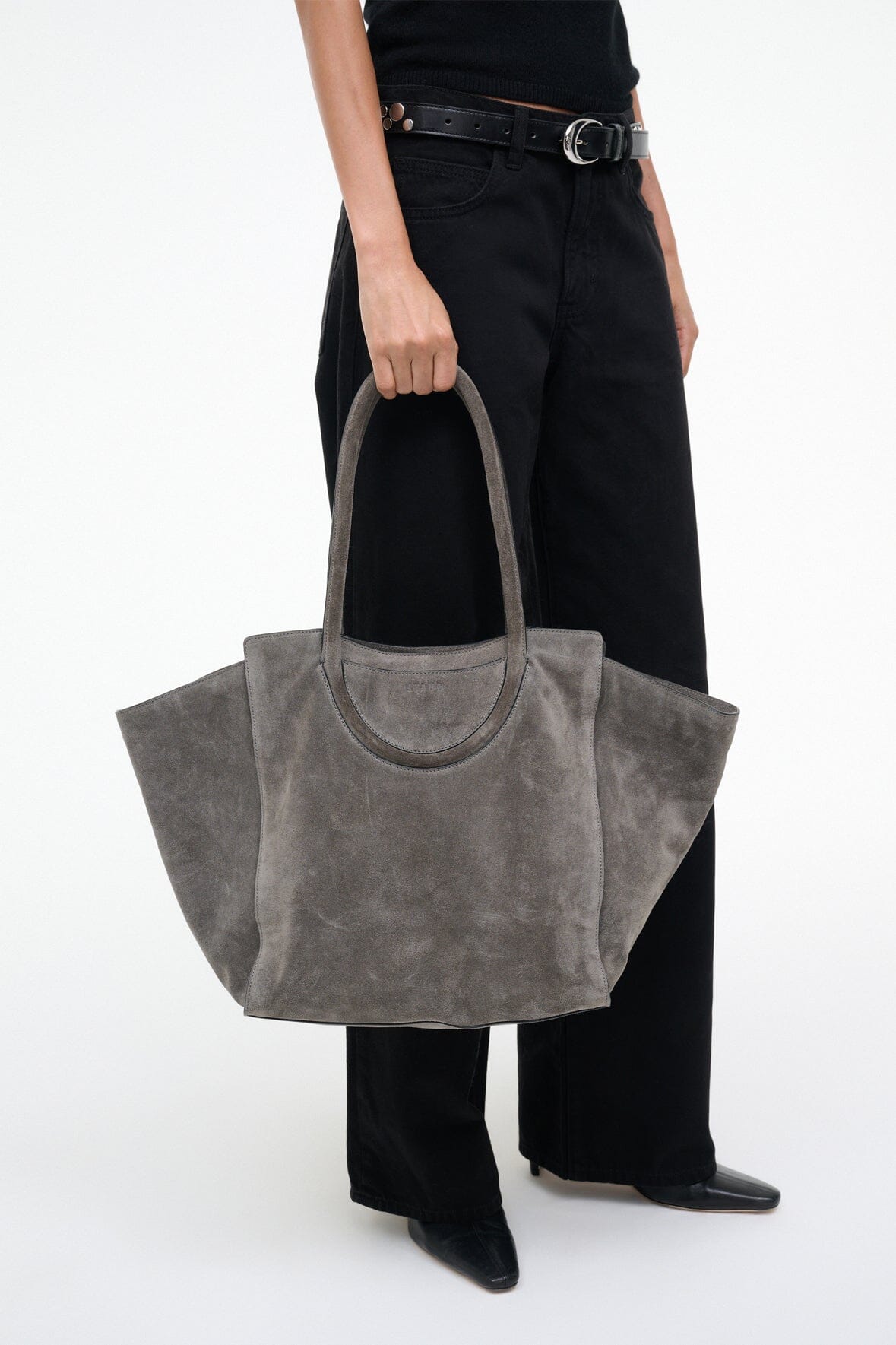 Maude Tote Bag Storm | STAUD Value
