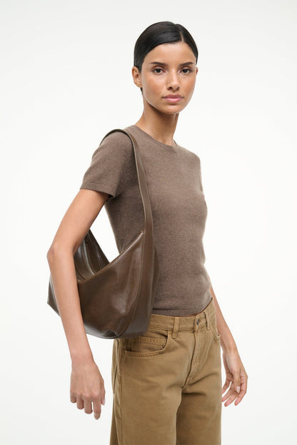 Large Demy Shoulder Bag Truffle | STAUD Exclusive