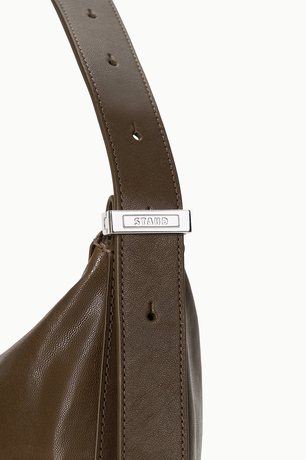 Large Demy Shoulder Bag Truffle | STAUD Exclusive