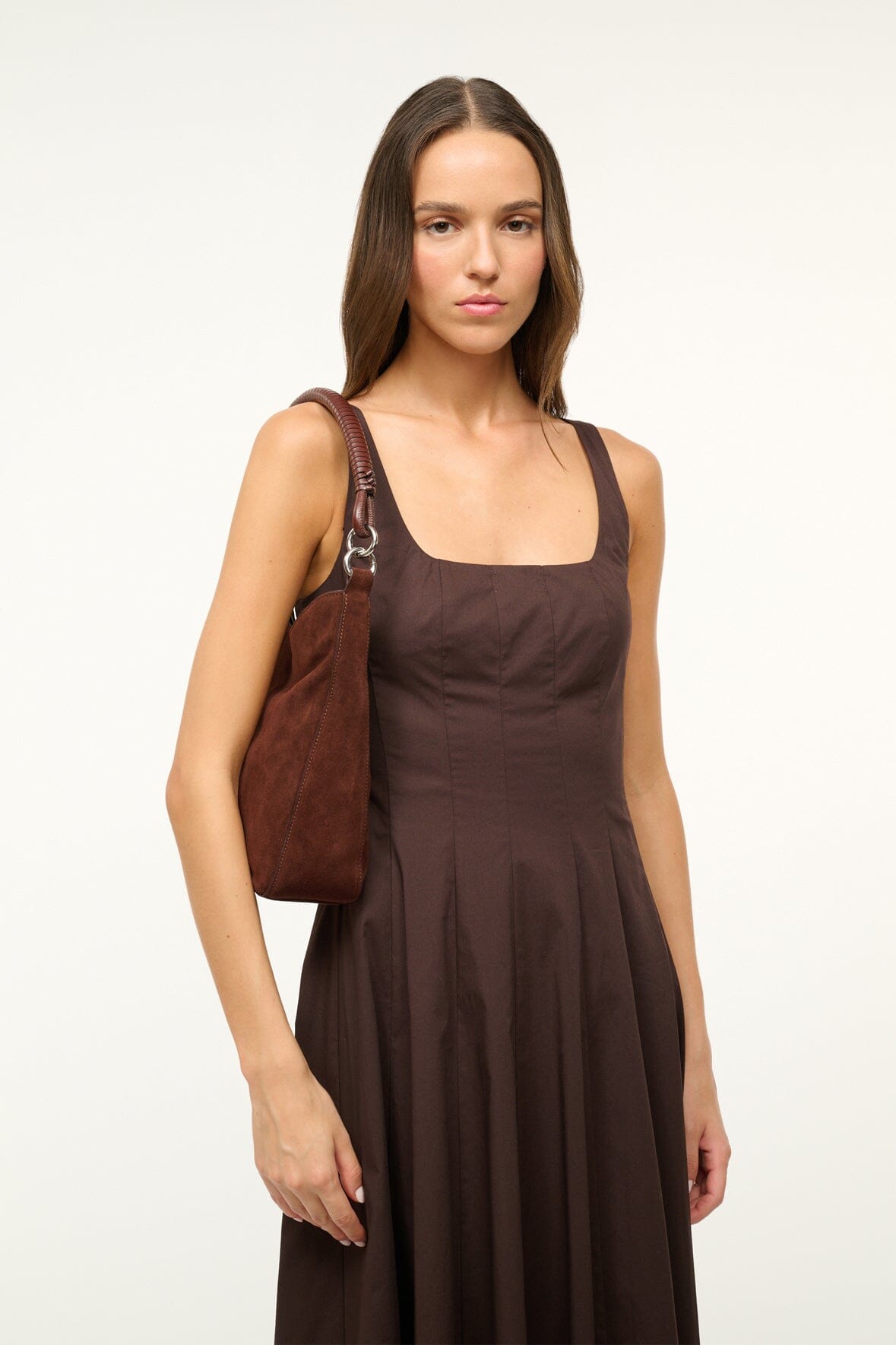 Mel Shoulder Bag Mahogany | STAUD Everyday