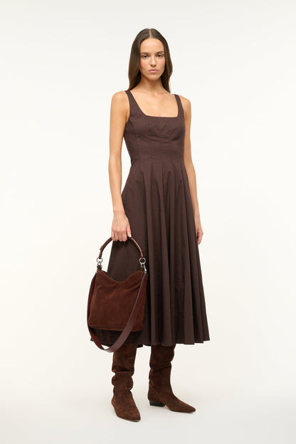 Mel Shoulder Bag Mahogany | STAUD Everyday