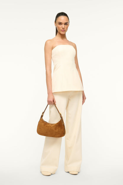 Pine Shoulder Bag Tan | STAUD Premium