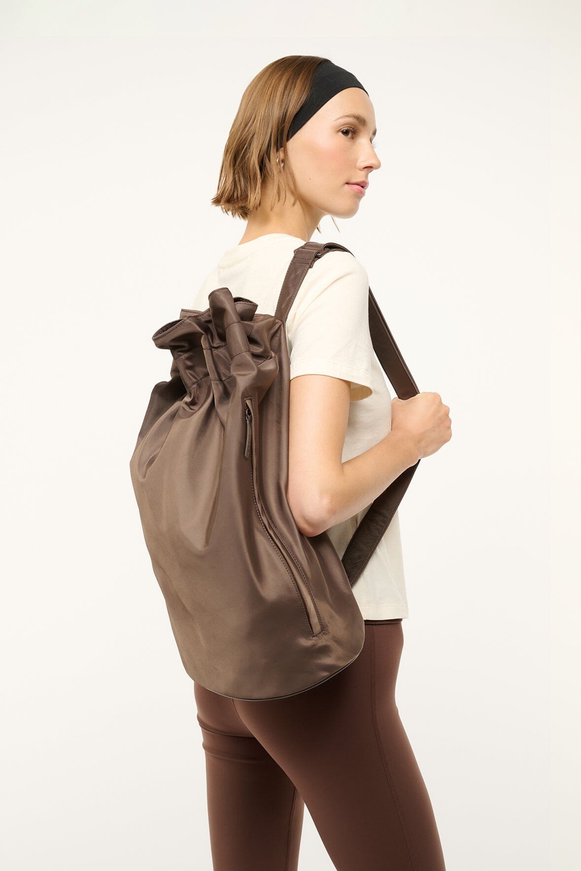 Tyler Sport Sling Espresso Nylon | STAUD Everyday