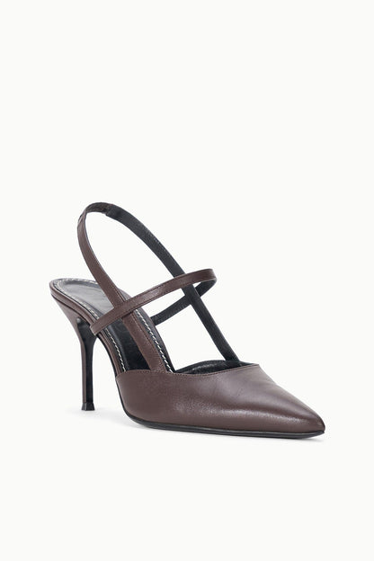 Sebastian High Heel Slingback Espresso | STAUD Deals