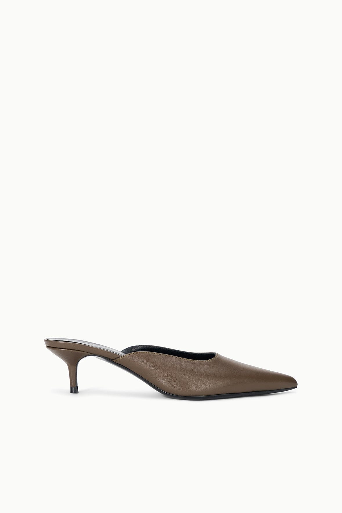 Sebastian Kitten Heel Mule Truffle | STAUD Hot Sale