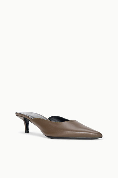 Sebastian Kitten Heel Mule Truffle | STAUD Hot Sale
