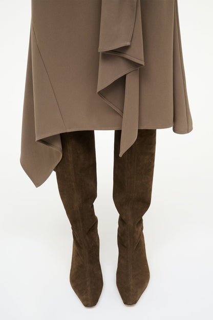 Wally Boot Truffle Suede | STAUD Latest