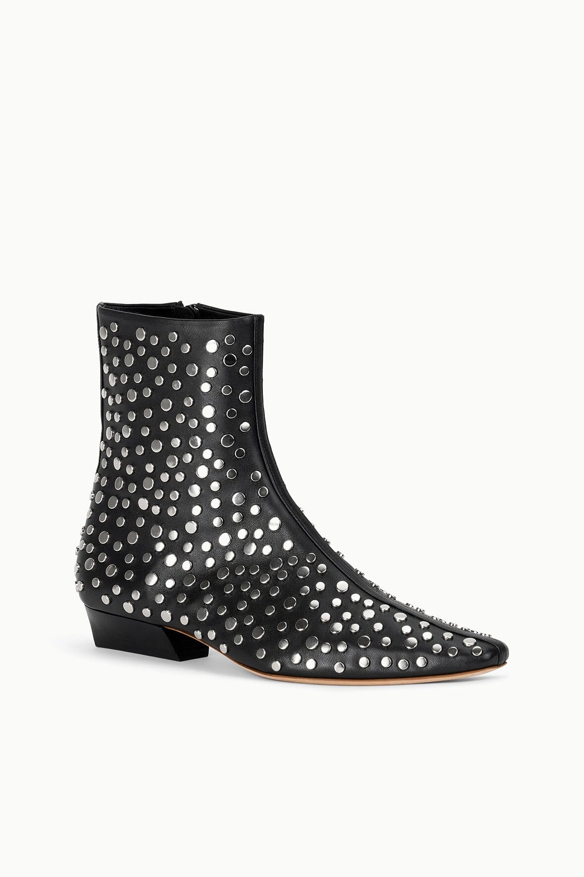 Wally Flat Ankle Boot Rivets | STAUD Classic