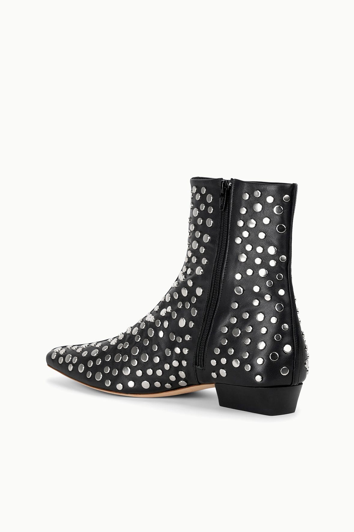 Wally Flat Ankle Boot Rivets | STAUD Classic