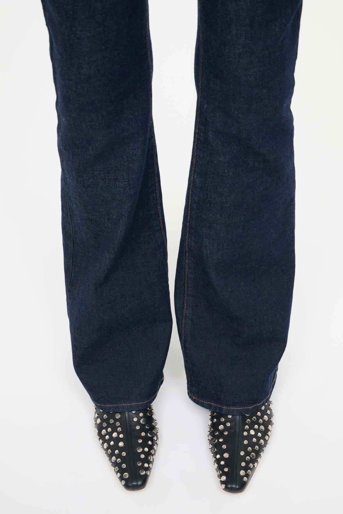 Wally Flat Ankle Boot Rivets | STAUD Classic