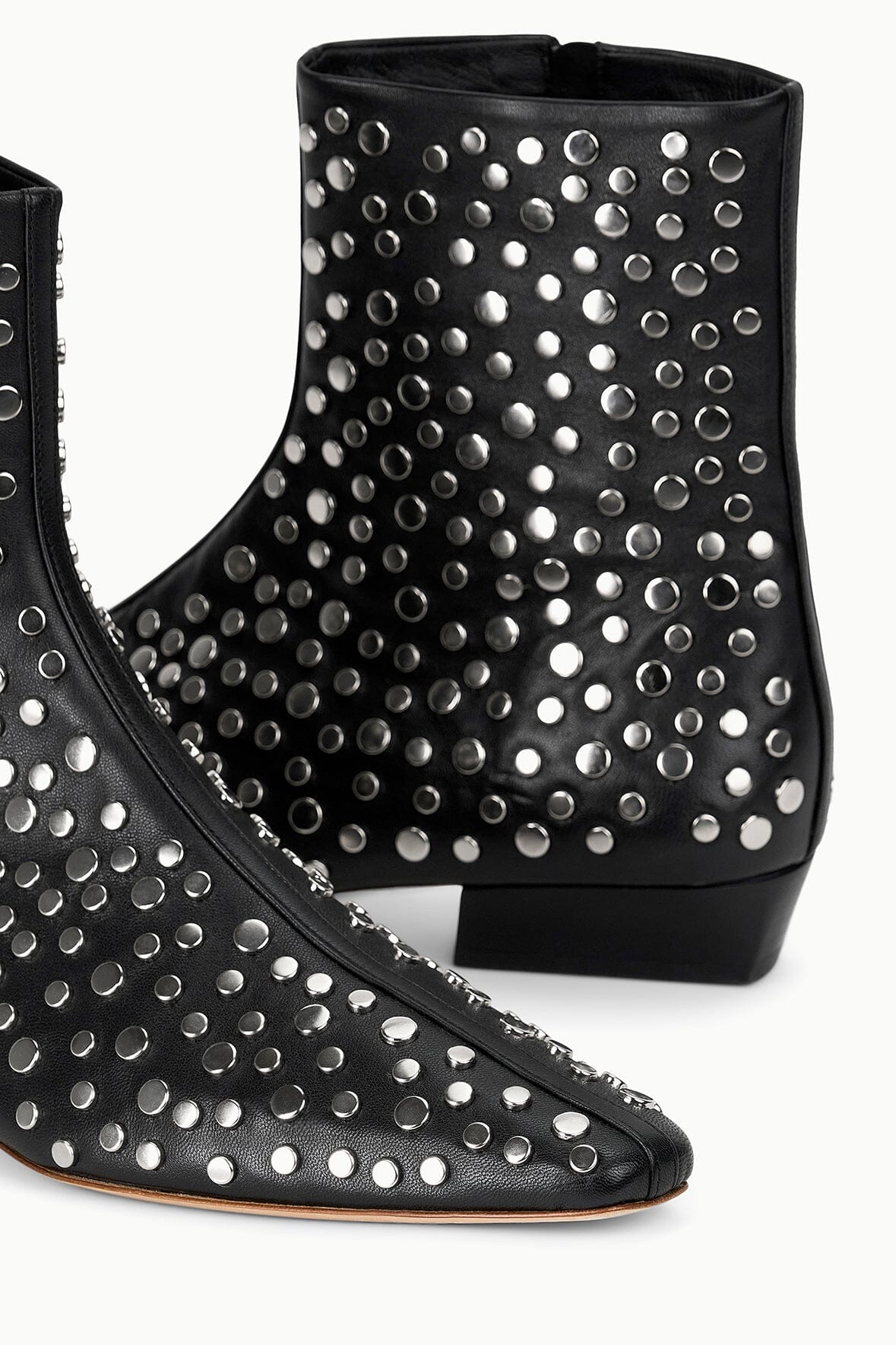 Wally Flat Ankle Boot Rivets | STAUD Classic