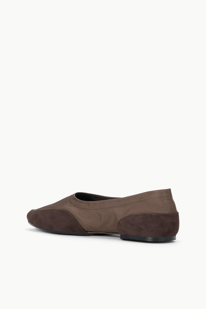 Alba Sport Ballet Flat Espresso | STAUD Exclusive
