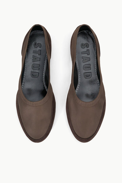 Alba Sport Ballet Flat Espresso | STAUD Exclusive