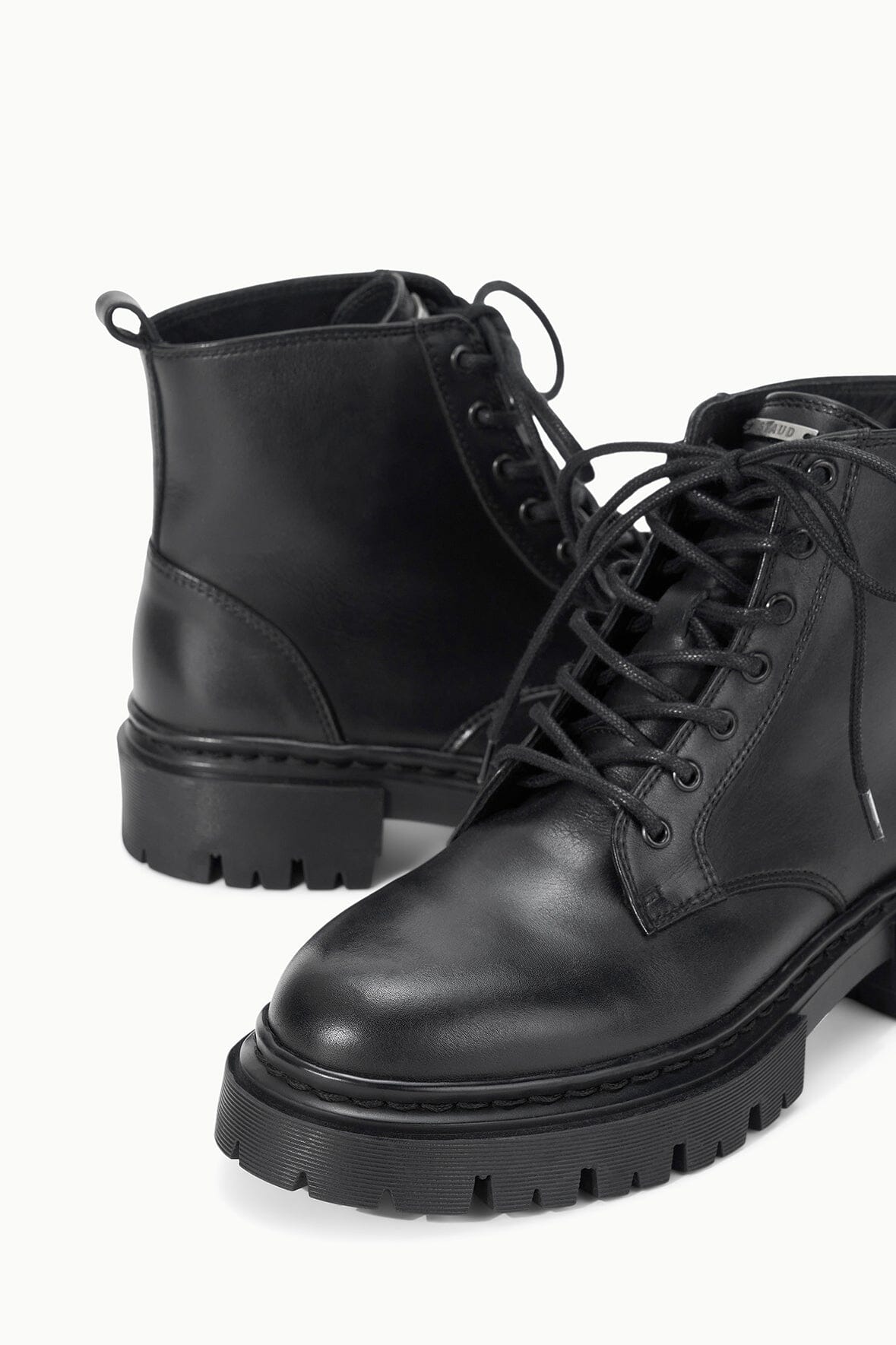 Henry Combat Boot Black | STAUD Value
