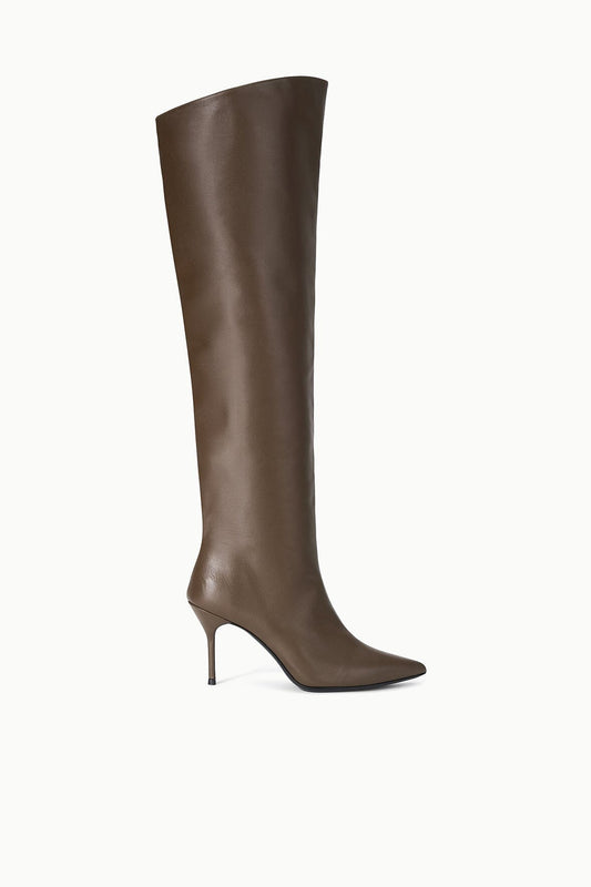 Sebastian Over The Knee Boot Truffle | STAUD Latest