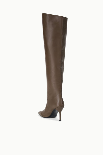 Sebastian Over The Knee Boot Truffle | STAUD Latest