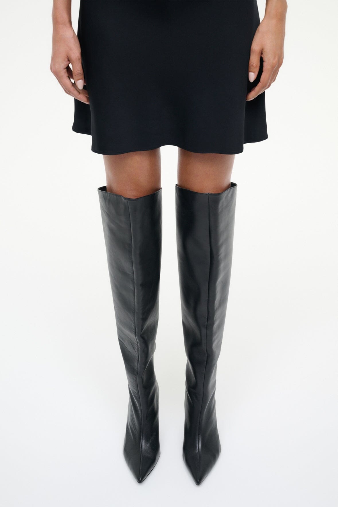 Sebastian Over The Knee Boot Black | STAUD Customer Favorite