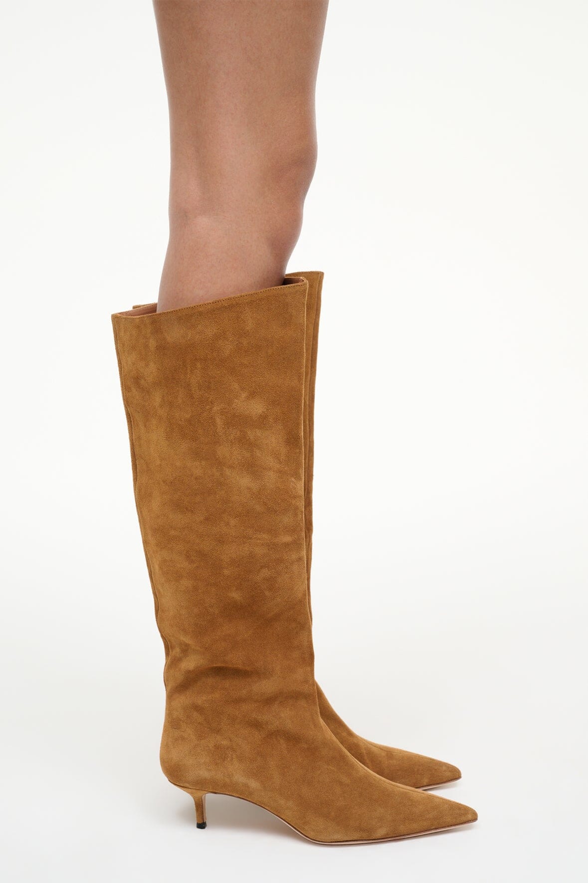 Sebastian Kitten Heel Boot Tan | STAUD Value
