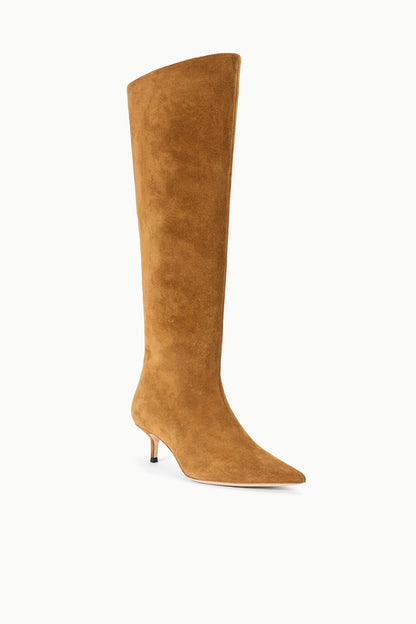 Sebastian Kitten Heel Boot Tan | STAUD Value