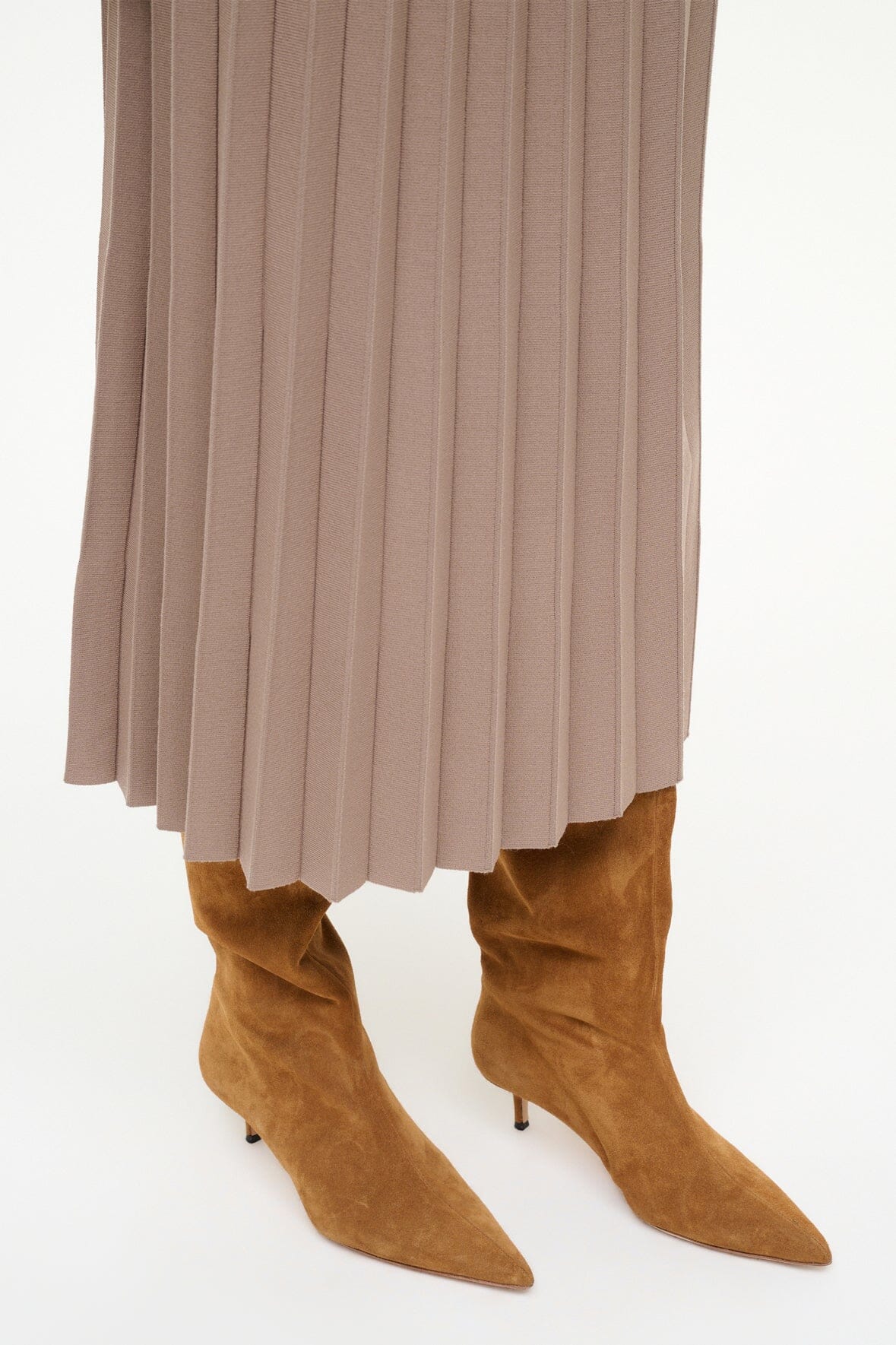 Sebastian Kitten Heel Boot Tan | STAUD Value