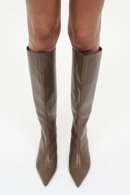 Sebastian Kitten Heel Boot Truffle | STAUD Deals