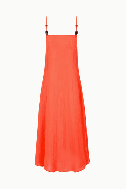 Laura Dress Flame | STAUD Customer Favorite