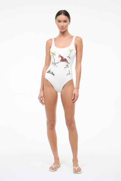Lea One Piece Riviera Ivory | STAUD Trending