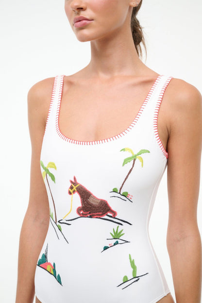 Lea One Piece Riviera Ivory | STAUD Trending
