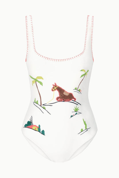 Lea One Piece Riviera Ivory | STAUD Trending